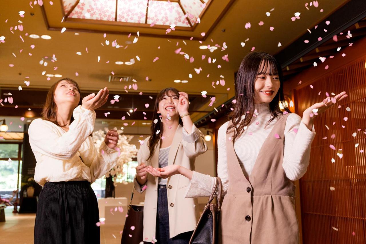 Yamanakaonsen Ohanami Kyubei Kaga  Exterior foto