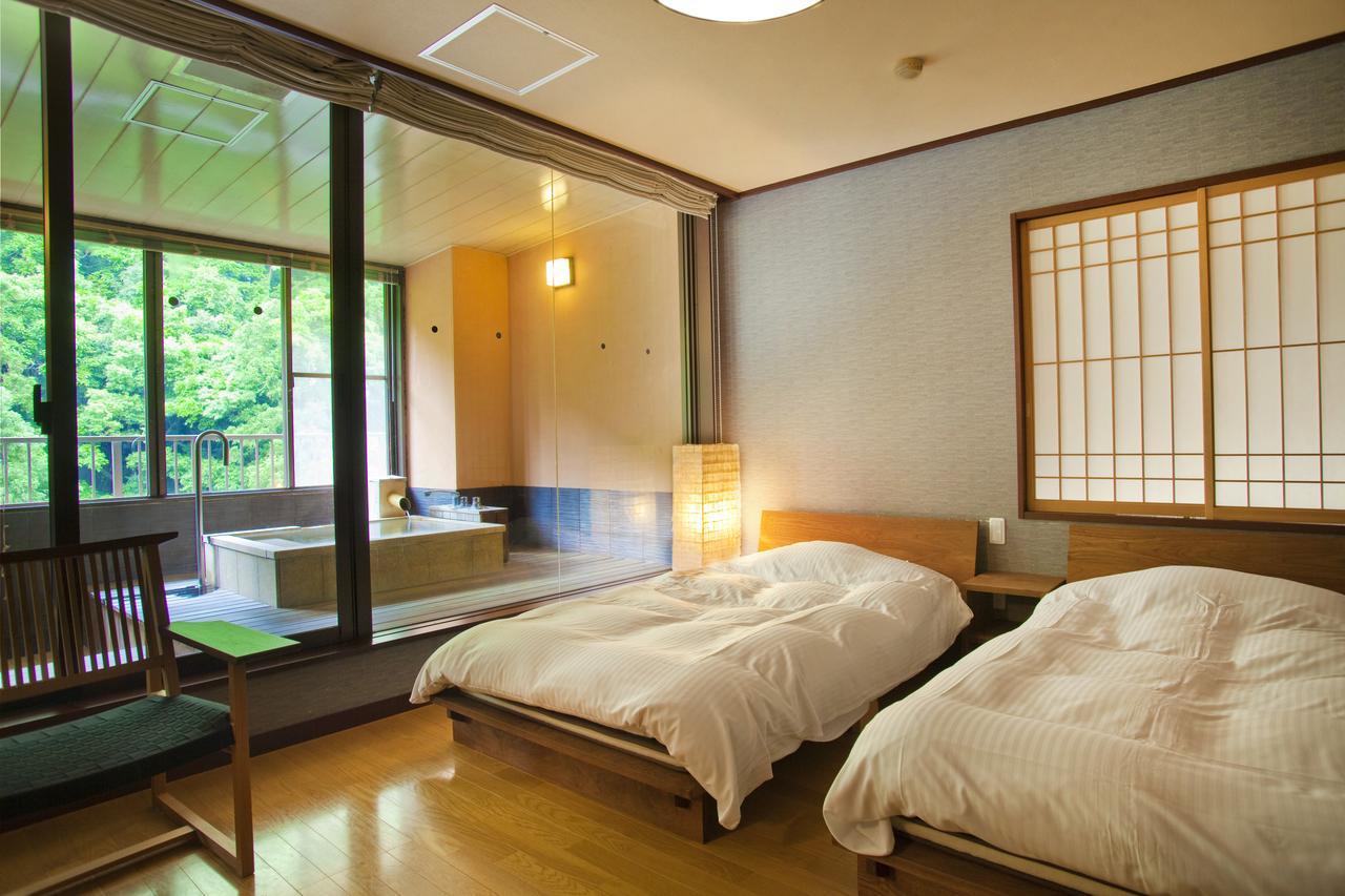 Yamanakaonsen Ohanami Kyubei Kaga  Exterior foto